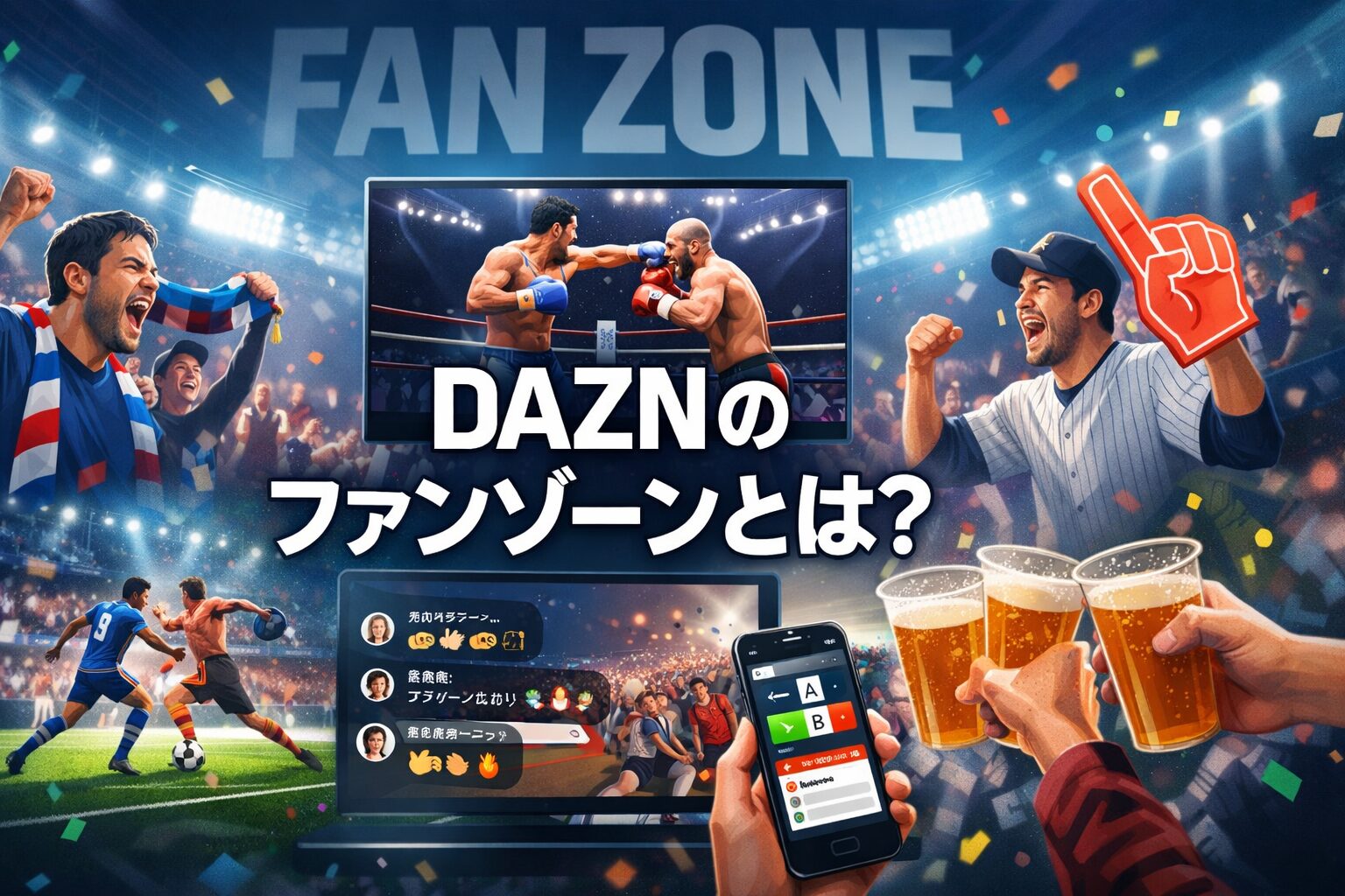DAZNのファンゾーン